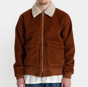 RÉVOLUTION BROWN CORDUROY JACKET SIZE SMALL